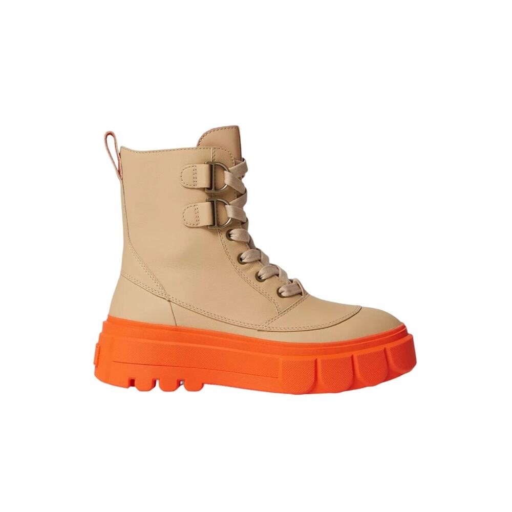 Sorel Caribou X Lace-Up Orange and CreamTan Boots – Sz 7.5B - Picture 2 of 6